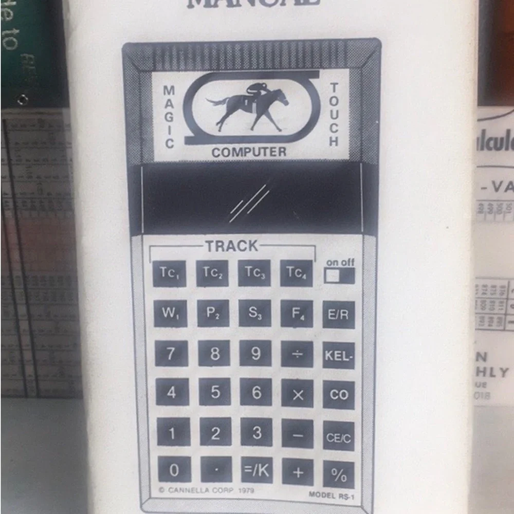 Vintage 70s Thoroughbred Horse Racing Books and Pace Calculator